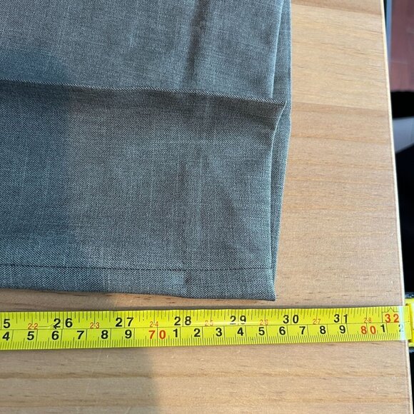 Louis Raphael Men's Flat Front Dress Pants Slim Fit 38W 30L Taupe - Picture 10 of 11